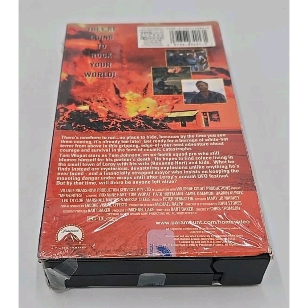 Meteorites (VHS, 1998) Action UFO Thriller - Picture 5 of 9